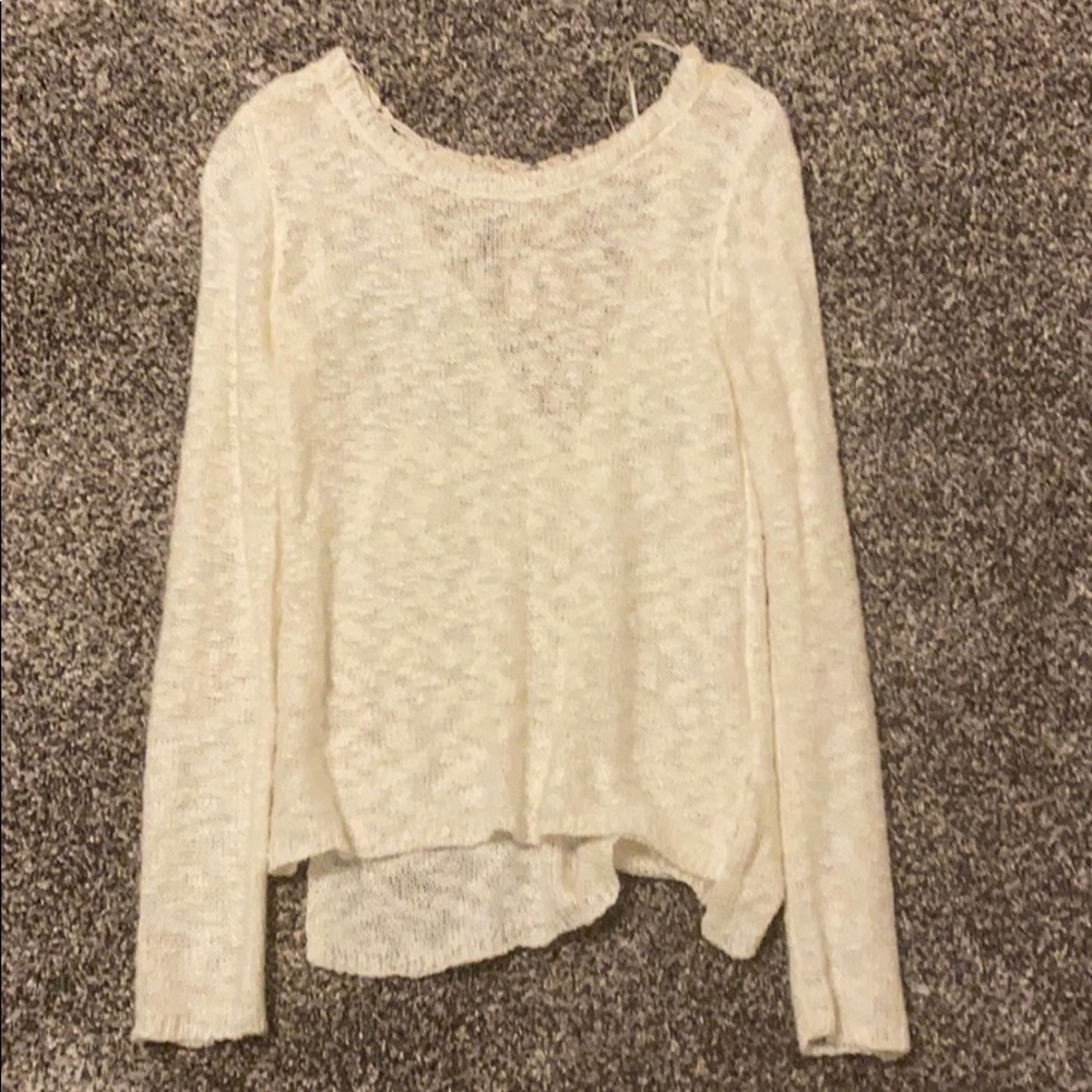 Small white sweater